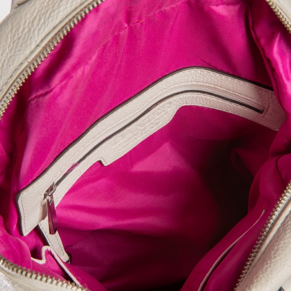 Danier Leather Cream Satchel Purse - Picture 6 of 6